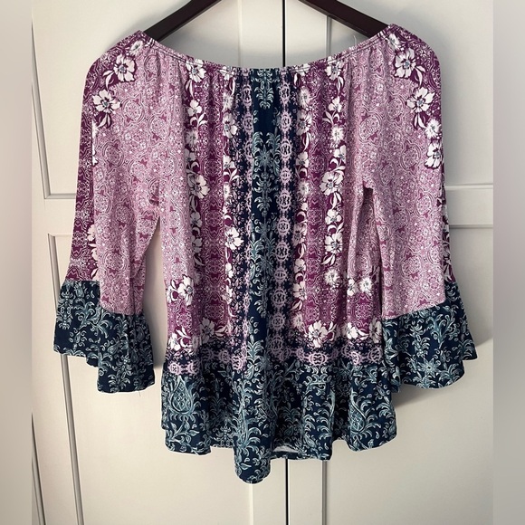 Style & Co. womens blouse boho Size XS NWT - Picture 4 of 4